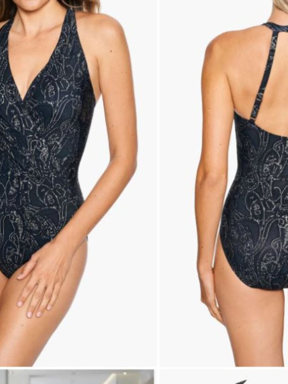 Miraclesuit Sultana Wrapsody One-Piece Swimsuit Size 8